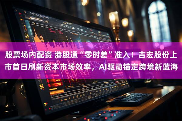 股票场内配资 港股通“零时差”准入！吉宏股份上市首日刷新资本市场效率，AI驱动锚定跨境新蓝海